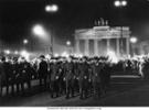 Aufmarsch von Angehörigen des „Stahlhelm“ auf dem Pariser Platz in Berlin, 30. Januar 1933