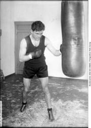 Max Schmeling beim Training, Juni 1930