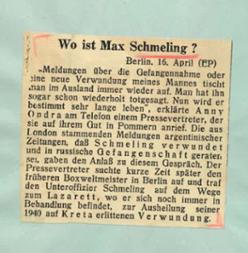 Meldung der Türkischen Post vom 17. April 1943