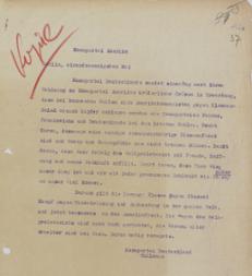 Grußschreiben Thälmanns an die Kommunistische Partei der USA, 21. Mai 1928