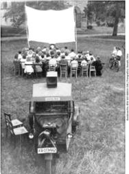 Auch in den späten 1940er Jahren gab es noch vereinzelt Lichtspieltheater. 