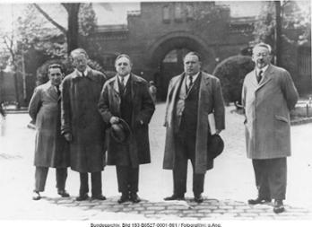 Ossietzky kurz vor Antritt seiner Haft im Gefängnis Berlin-Tegel, 10. Mai 1932 