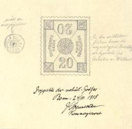 Entwurf von Kommerzienrat Soennecken.