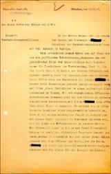 Verweigerung eines Verlobungsgesuches, Dezember 1921 (Seite 1)