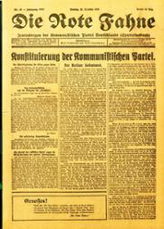 Die Rote Fahne vom 31. Dezember 1918, Nr. 45, Jahrgang 1918, S. 1