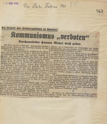 "Ein Streich der Kulturreaktion in Dessau" (Die Rote Fahne vom 3. Aug. 1930)