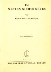 Erich Maria Remarque: Im Westen nichts Neues