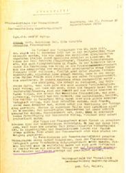 Schreiben des Reichszentrale für Heimatdienst, Landesabteilung Magdeburg-Anhalt, vom 10. Februar 1920 (Abschrfit)