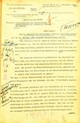 Schreiben des Reichsarbeitsministers an die Reichskanzlei vom 1. November 1924 zur Gleichstellung von weiblichen und männlichen Erwerbslosen