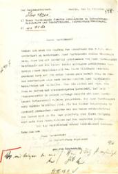 Schreiben des Reichspräsidenten von Hindenburg vom 8. November 1926 an die Witwe Anna-Louise zu Schwarzburg-Rudolstadt-Sondershausen