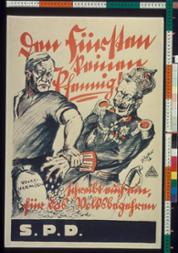 Plakat zur Fürstenenteignung, März 1926