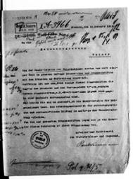 Anfrage des Arbeiter- und Soldatenrates für Hamburg-Altona und Umgegend an die Reichsregierung bezüglich Drucksacken und Druckschriften der Zentralstelle für Heimatdienst, ca. 1919