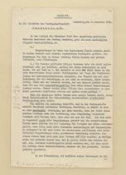 Politische Umtriebe in der Haftanstalt Landsberg.- Stellungnahme Hitlers, 10. Dezember 1924
