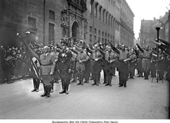 Gedenkfeier anlässlich des zehnten Jahrestages des Hitlerputsches, 9. November 1933