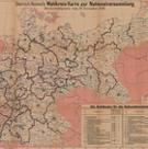 Wahlkreis-Karte zur Nationalversammlung nach Reichswahlgesetz vom 30. November 1918