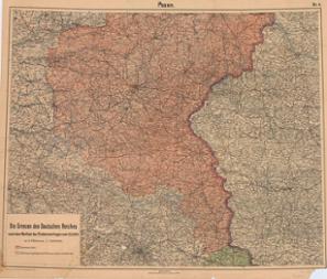 Die Grenzen des Deutschen Reiches nach dem Wortlaut des Friedensvertrages vom 25. Juni 1919, Blatt 4: Posen