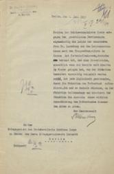 Schreiben des Rechtsanwalts Dr. Siegfried Weinberg an das Gericht des Garde-Kavallerie-Schützen-Korps