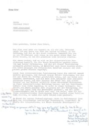 Schreiben von Dieter Ertel an Pabst vom 2. Januar 1969