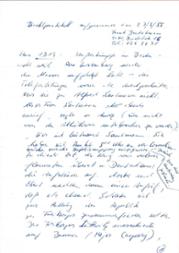 Gesprächsprotokoll, 29. Mai 1986