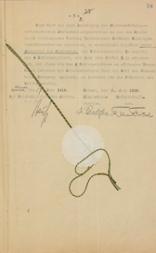 Mietvertrag zwischen dem Reichsamt des Innern und dem Staatsministerium in Weimar sowie dem Großherzoglichem Hofmarschallamt, unterzeichnet am 6. und am 17. Juni 1919