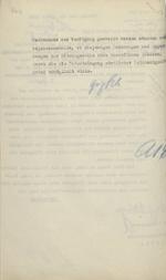 Antwortschreiben des  Präsidenten des Reichsministeriums an den Präsidenten des preußischen Staatsministeriums vom 15. April 1919