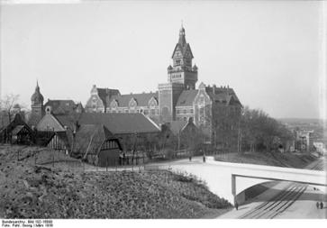 Reichsarchiv auf dem Potsdamer Brauhausberg, März 1930