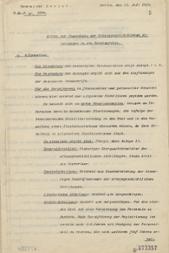 Antrag zur Umwandlung der kriegsgeschichtlichen Abteilungen des Großen Generalstabes in ein Reichsarchiv von General Hans von Seeckt vom 12. Juli 1919, S.1
