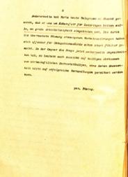 Bericht des Legationsrates Büsing über die Waffenstillstandsverhandlungen in Spa, 21. November 1918
