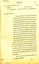 Bericht des Legationsrates Büsing über die Waffenstillstandsverhandlungen in Spa, 21. November 1918