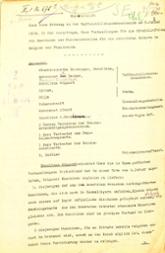 Protokoll einer Sitzung in der Waffenstillstandskommission am 8. Januar 1919
