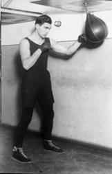 Max Schmeling beim Training, 1929