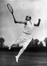 Tennisspielerin in den 1920er Jahren