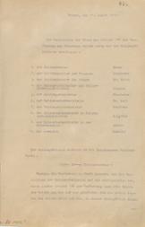 Schreiben der Reichskanzlei vom 21. August 1919, S. 1