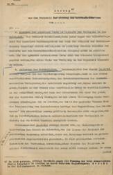 Protokoll einer Sitzung des Reichsministeriums, o.Dat., Auszug