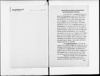 Bericht der Deutschen Liga für Völkerbund vom 8. August 1925 über den Kongress des Weltverbandes der Völkerbund-Ligen in Warschau im Juli 1925 (S. 1 von 31)