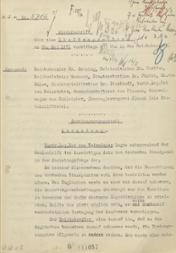 Protokoll der Chefbesprechung in der Reichskanzlei am 30. Mai 1931 zur Abrüstungsfrage, S. 1