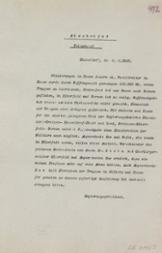 Telegramm des Regierungspräsidenten in Düsseldorf vom 4. April 1920 (Abschrift)